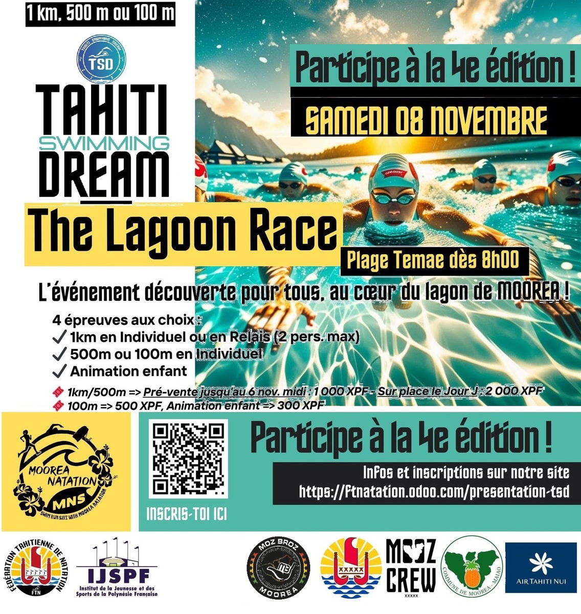 Open Water - Moorea - 𝗧𝗵𝗲 𝗟𝗮𝗴𝗼𝗼𝗻 𝗥𝗮𝗰𝗲 - TEMAE - TSD #4 2025 - Relais et individuel