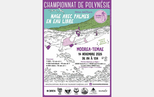Championnat de Polynésie de Nage avec Palmes en Eau Libre - 3ème édition