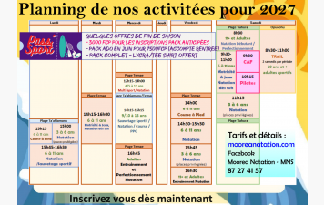 [ RENTRÉE 2026/2027  🌊 ]