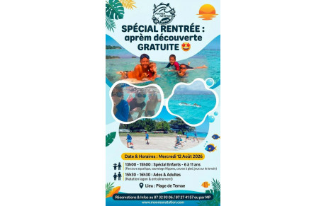 [ SPÉCIAL RENTRÉE : APRÈM DÉCOUVERTE GRATUITE ! 🤩🌊 ]
