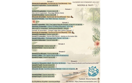 A vos agendas !